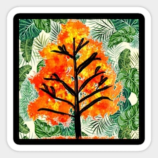 Autumn Tree Sticker